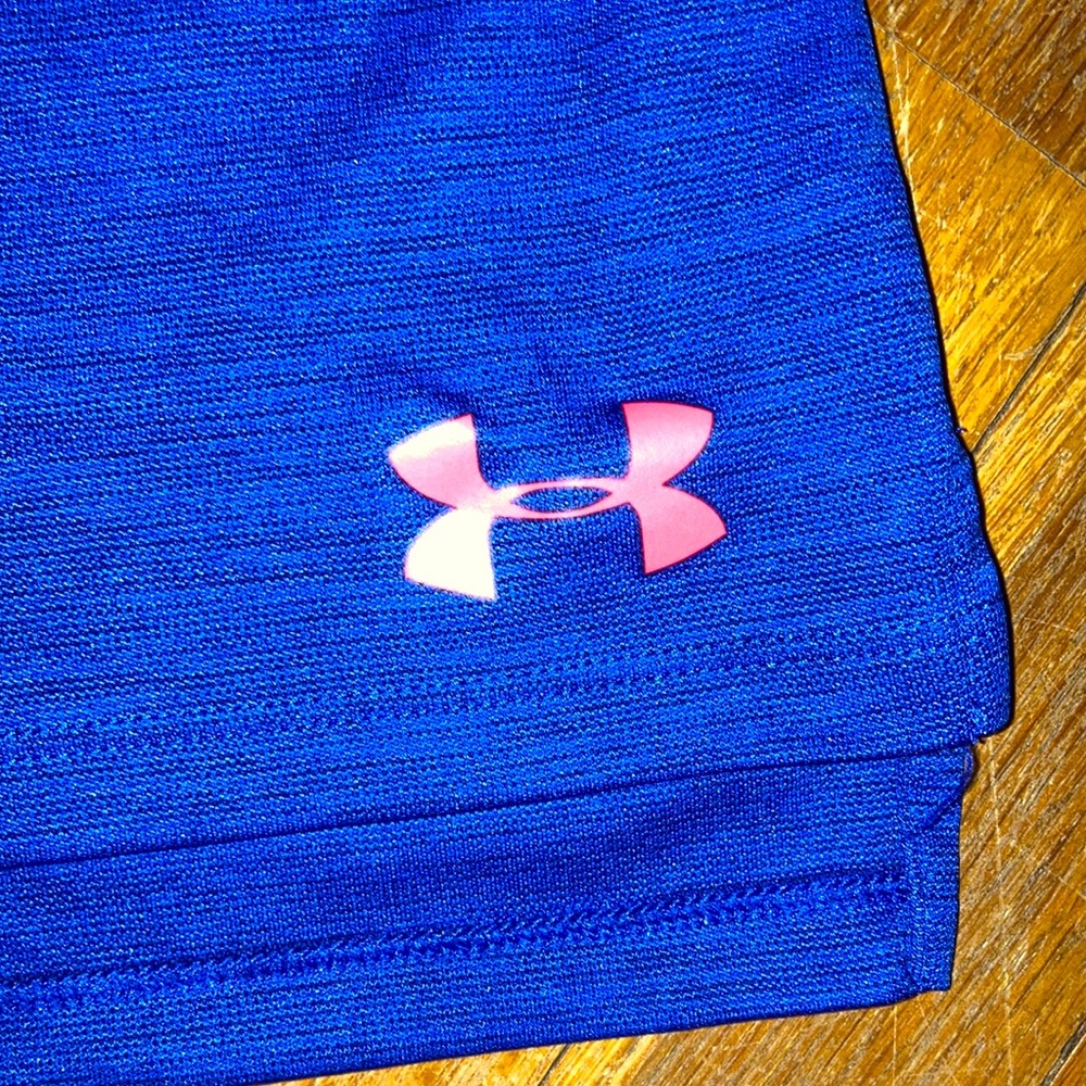 Like New, Medium Size, Under Armour, Blue & Pink, Workout Shirt